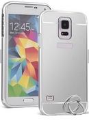 Etui i futerały do telefonów - Bumper Mirror Samsung Galaxy S5 Srebrny - miniaturka - grafika 1