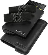 Portfele - PORTFEL MĘSKI FIDELO SKÓRA EKOLOGICZNA CZARNY NA KARTY KLIPSY BLOKADA RFID - miniaturka - grafika 1