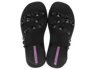 Sandały damskie Sportowe Ipanema Meu Eleganckie Wygodne Gumowe Czarne 41-42 - Sandały damskie - miniaturka - grafika 1