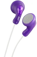 Zestawy głośnomówiące - JVC Gumy In Ear Wired Violet - miniaturka - grafika 1