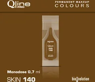 Pozostałe akcesoria kosmetyczne - Jednorazowy pigment do makijażu permanentnego Bioevolution Skin 140 Qline Pro 0,7ml monodose - miniaturka - grafika 1