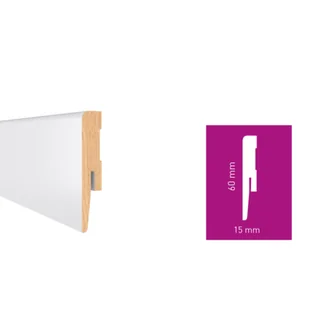 Arbiton Listwa przypodłogowa PAINT IT (MP0602) biała - Listwy przypodłogowe - miniaturka - grafika 1