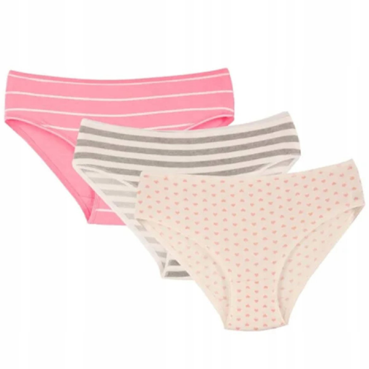 Majtki Dziecięce Figi Dziewczęce Bawełniane Kolorowe 3-pak 80/86 MORAJ
