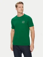 Koszulki męskie - Tommy Hilfiger T-Shirt Stack MW0MW38622 Zielony Regular Fit - miniaturka - grafika 1