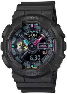 Zegarek Zegarek G-SHOCK GA-110MF-1AER G-SHOCK MULTI-FLUORESCENT ACCENTS - Zegarki męskie - miniaturka - grafika 1