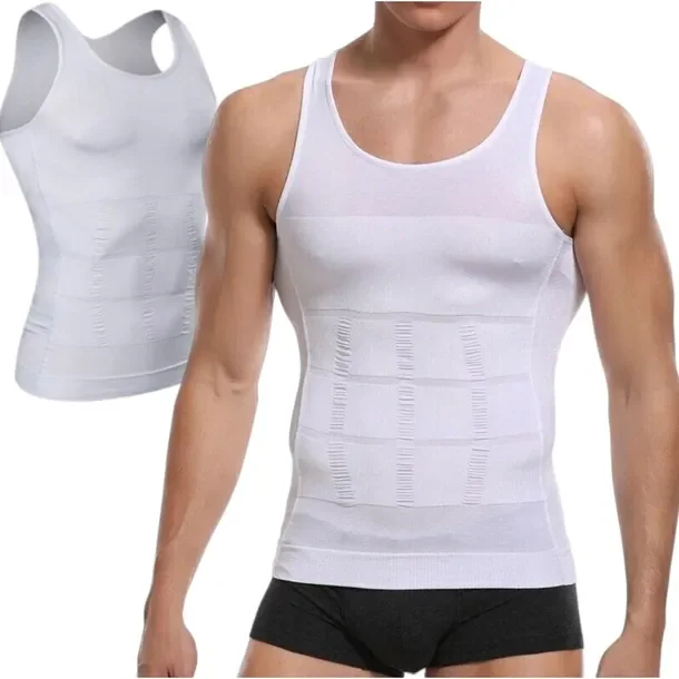 Koszulka Męska Wyszczuplająca Podkoszulka Slim Xl Podkoszulek Odchudzanie