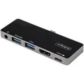 Stacje dokujące i replikatory portów - StarTech DKT30ICHPD stacja dokująca Przewodowa USB 3.2 Gen 1 (3.1 Gen 1) Type-C Czarny, Srebrny - miniaturka - grafika 1