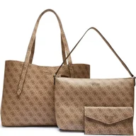 Torebki damskie - Guess Shopperka 2w1 + saszetka BRENTON - miniaturka - grafika 1