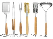 Akcesoria do grilla - GRILLMEISTER Akcesoria do grilla z drewnianym uchwytem - miniaturka - grafika 1