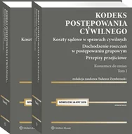 Prawo - Kodeks postępowania cywilnego Komentarz do zmian 2019 Tom 1-2 Praca zbiorowa - miniaturka - grafika 1