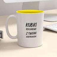 Kubki - Firmowy kubek reklamowy - CLASSIC z kolorowym wnętrzem - miniaturka - grafika 1
