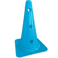 Wyposażenie sportowe i gimnastyczne - Pachołek z otworami Yakima Sport 38 cm niebieski 100608 - miniaturka - grafika 1