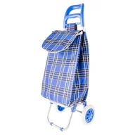 Torby i wózki na zakupy - Torba na zakupy na kółkach mix krata/DIA4216 DH-DIA4216 - miniaturka - grafika 1
