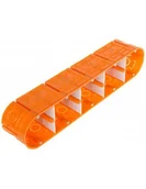 Puszki elektryczne i akcesoria - Simet Puszka podtynkowa pięciopolowa 5xO60, Multwall M5x60F - miniaturka - grafika 1