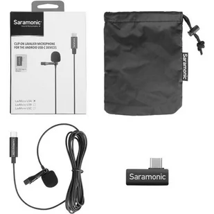 Saramonic LavMicro U3A Czarny - Mikrofony komputerowe - miniaturka - grafika 1