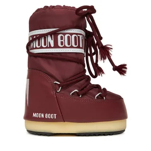 Śniegowce Moon Boot Mb Icon Nylon 80D1400440 S Bordowy - Buty dla dziewczynek - miniaturka - grafika 1