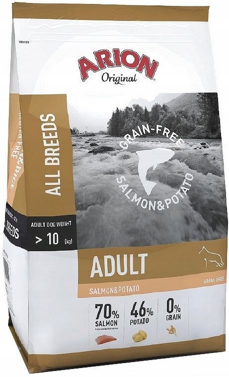 Arion Original Grain Free Adult Salmon&Potato 12 kg
