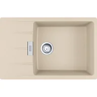 Zlewozmywaki - Franke Centro CNG 611-78 XL GSC Zlewozmywak granitowy jednokomorowy 78x50 cm beżowy 114.0687.324 - miniaturka - grafika 1