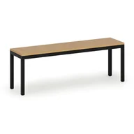 Wyposażenie sportowe i gimnastyczne - Ławka szatniowa, siedzisko - laminat, długość 1200 mm, buk - miniaturka - grafika 1