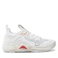 Buty sportowe damskie - Buty halowe Mizuno Wave Momentum 3 V1GC2312 Biały - miniaturka - grafika 1