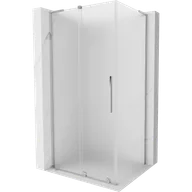 Kabiny prysznicowe - Mexen Velar L kabina prysznicowa rozsuwana 100x120 cm, szron, chrom - 871-100-120-33-01 - miniaturka - grafika 1