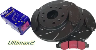 Przednie klocki Ultimax2 + NACINANE tarcze hamulcowe 330mm EBC seria USR Cadillac Escalade AWD 2007-2008 - Tarcze hamulcowe - miniaturka - grafika 12