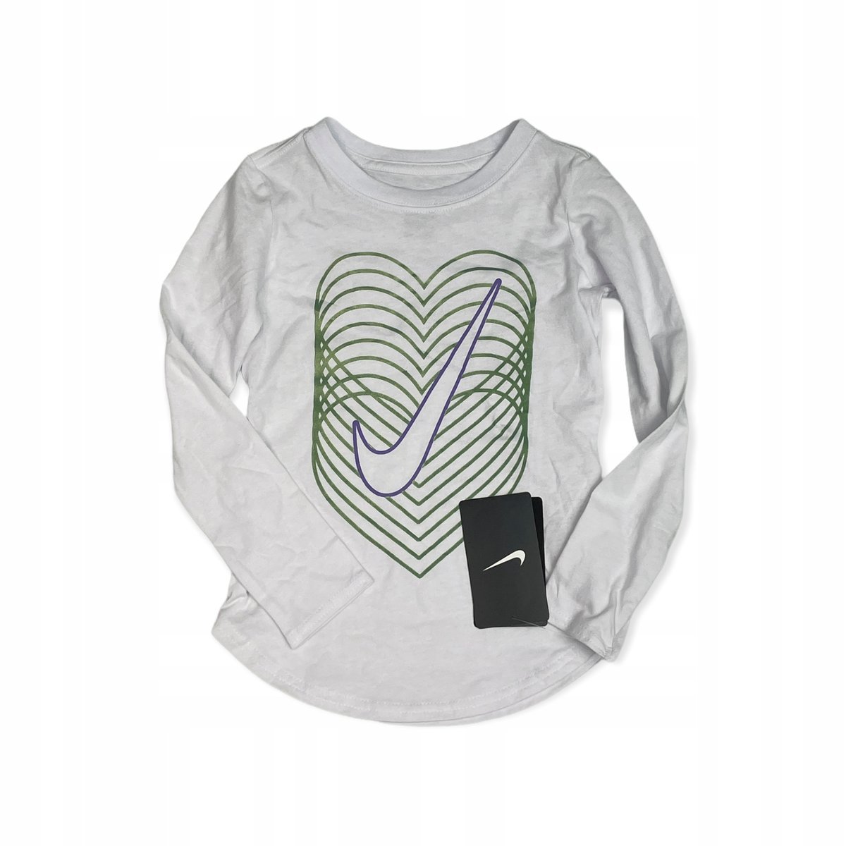 Koszulka bluzka dziewczęca rękaw NIKE 3/4 lat