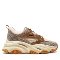Sneakersy damskie - Sneakersy Steve Madden Privy SM19000082 Beżowy - miniaturka - grafika 1