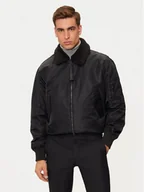 Kurtki męskie - Calvin Klein Jeans Kurtka bomber J30J326108 Czarny Regular Fit - miniaturka - grafika 1