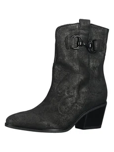 Gabor Skórzane kozaki w kolorze antracytowym - Kozaki damskie - miniaturka - grafika 1