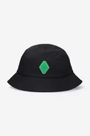 Czapki męskie - A-COLD-WALL* kapelusz Rhombus Bucket Hat kolor czarny ACWUA155-BLACK - miniaturka - grafika 1