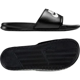 Klapki Nike Benassi Jdi 343880 090 czarne - Klapki i japonki męskie - miniaturka - grafika 1