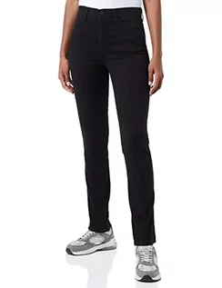 Spodnie damskie - Wrangler Damskie spodnie slim (Perfect Black), W36/L32 - grafika 1