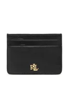 Etui na dokumenty i karty - Lauren Ralph Lauren Etui na karty kredytowe Slim Card 432876732001 Czarny - miniaturka - grafika 1