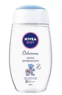 Balsamy i oliwki dla dzieci - Nivea BABY Delikatna oliwka pielęgnacyjna hipoalergiczna 200ml - miniaturka - grafika 1