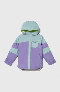 Kurtki i płaszcze dla dziewczynek - Columbia kurtka dziecięca kolor fioletowy - grafika 1