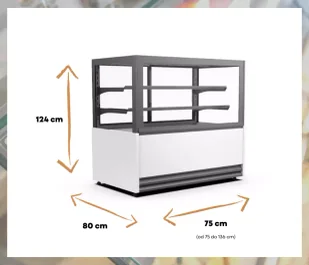 Lada cukiernicza WCh-1/C5 WO 750 ELLADA - Szafy i witryny chłodnicze - miniaturka - grafika 5