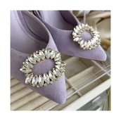 Spinacze i klipsy do papieru - Klipsy Do Butów Z Kryształkami 2 Szt Kdb34 - miniaturka - grafika 1