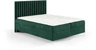 Łóżka - Łóżko kontynentalne Lilly Box 120x200 z nogami riviera 38 - miniaturka - grafika 1