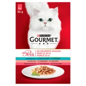 Mokra karma dla kotów - Purina Gourmet mon Petit Pokarm dla kotów MIX Rybny 6x50g 23553-uniw - miniaturka - grafika 1