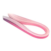 Scrapbooking - Cieniowane paski do quillingu, różowo-fioletowe, 3 mm, 100 sztuk - miniaturka - grafika 1