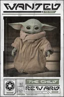 Plakaty - Star Wars The Mandalorian Yoda Wanted - plakat - miniaturka - grafika 1