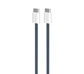 Kable USB - Puro USB-C do USB-C 60W 1,5m Niebieski - miniaturka - grafika 1