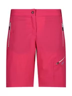 Spodnie sportowe damskie - CMP Bermudy funkcyjne w kolorze różowym - miniaturka - grafika 1