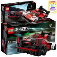 Klocki - LEGO PORSCHE SPEED CHAMPIONS - SAMOCHÓD AUTO PORSCHE 963 LEMANS LEGO KLOCKI PREZENT 76916 + EBOOK - miniaturka - grafika 1