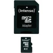Nośniki danych - Intenso Karta Pamięci Micro Sd 4GB Sdhc Card Class - miniaturka - grafika 1
