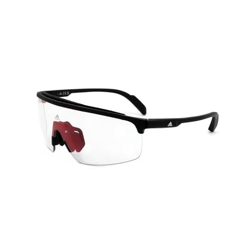 adidas Męskie okulary przeciwsłoneczne SP0044, matowa czerń, 00/0/140, matowy czarny, 00/0/140