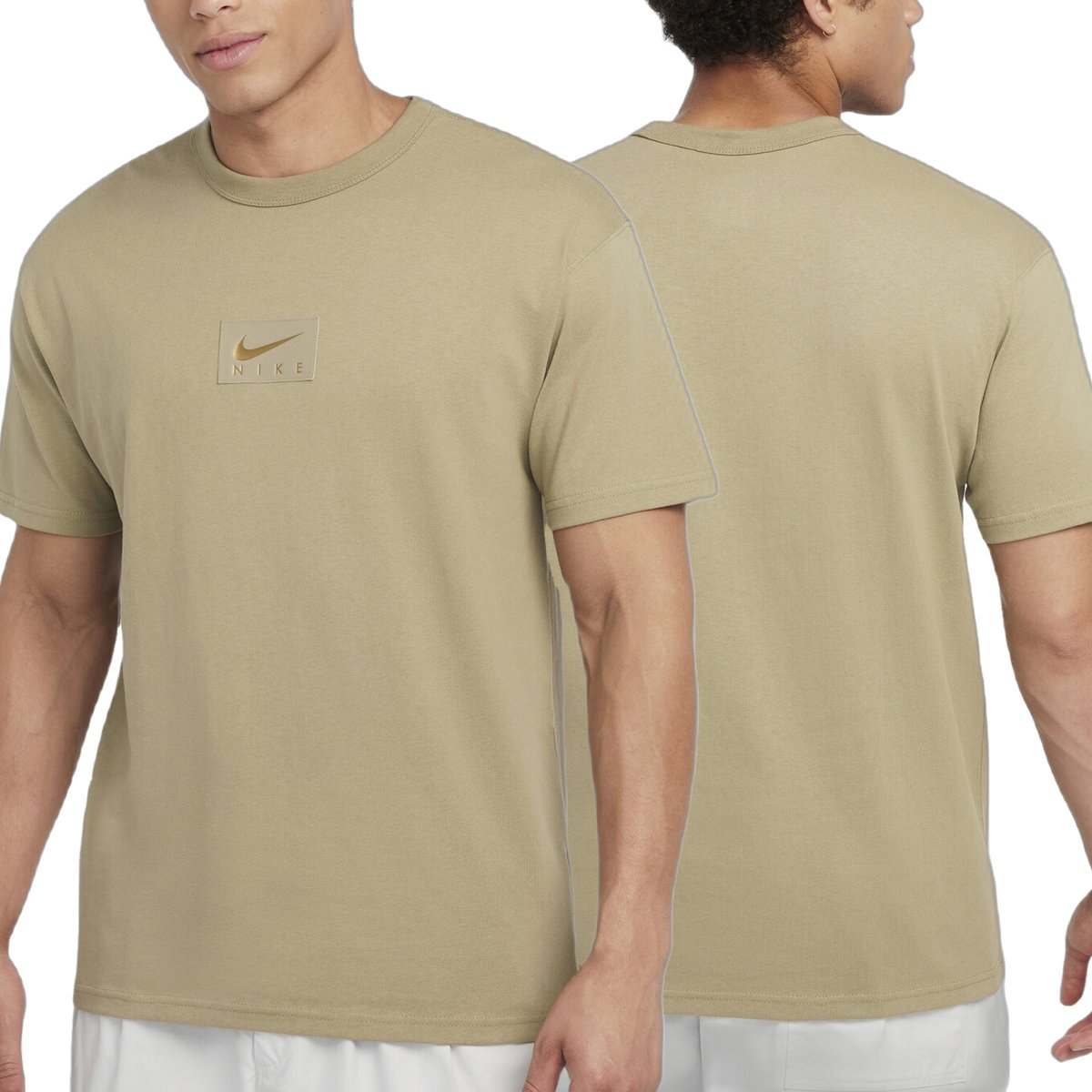 Nike t-shirt koszulka męska sportowa beżowa Loose Fit FZ7970-276 L