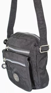 Stylowa Pozioma Torba Mała Na Ramię Bag Street NR 2225 CZARNY - Torebki damskie - miniaturka - grafika 3