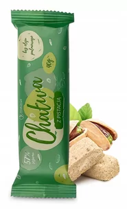 KruKam Baton Chałwowy z pistacjami 40g - Batoniki - miniaturka - grafika 1